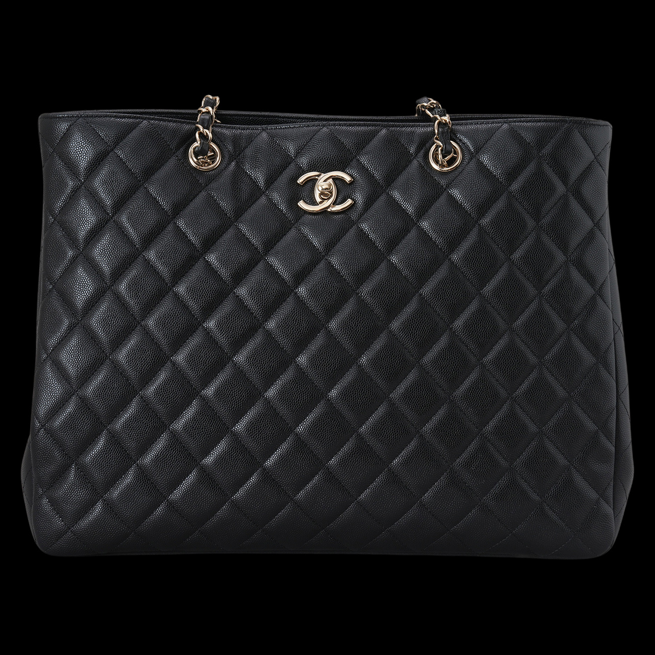 CHANEL(USED)샤넬 A91046 캐비어 타임리스 쇼퍼백