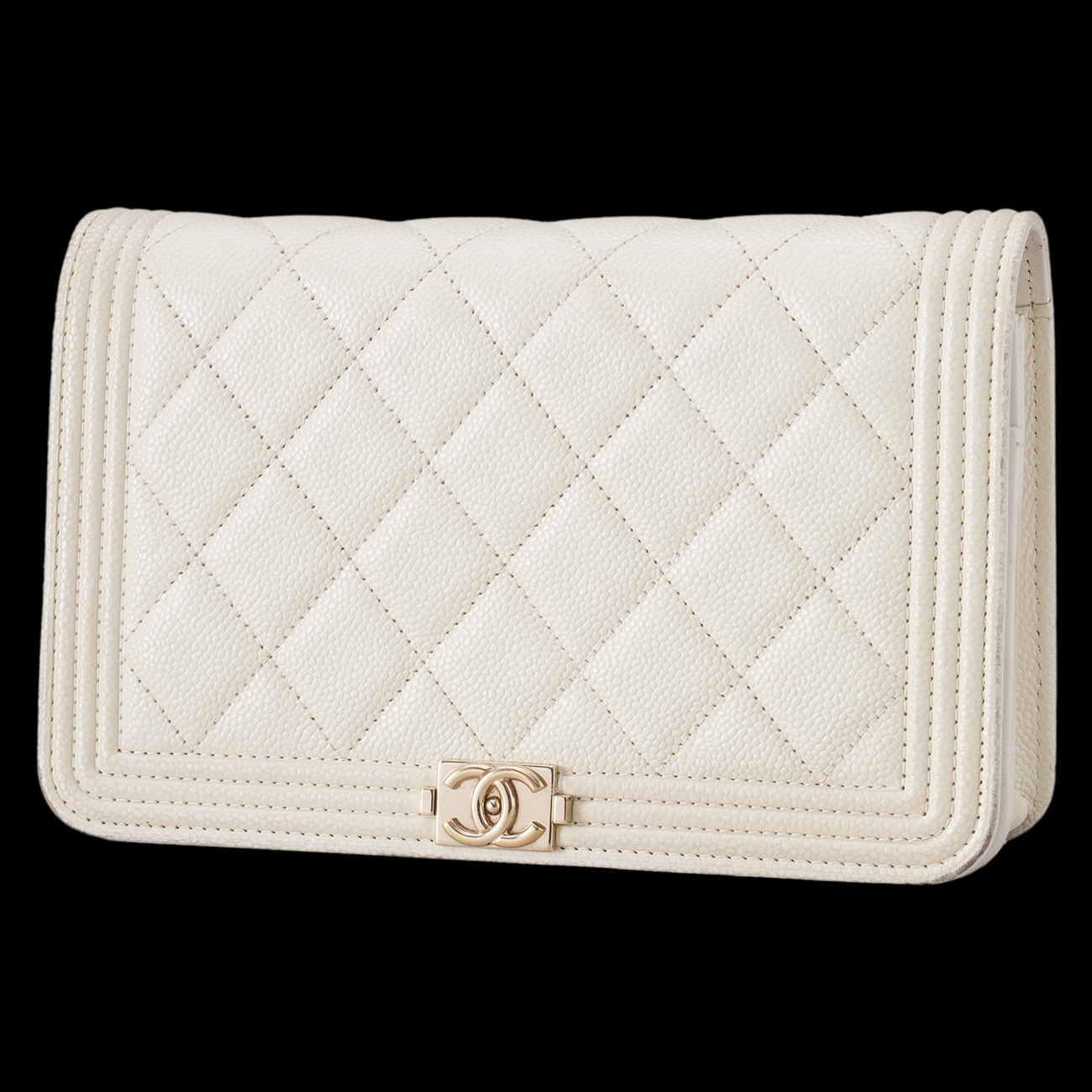 CHANEL(USED)샤넬 캐비어 보이샤넬 WOC