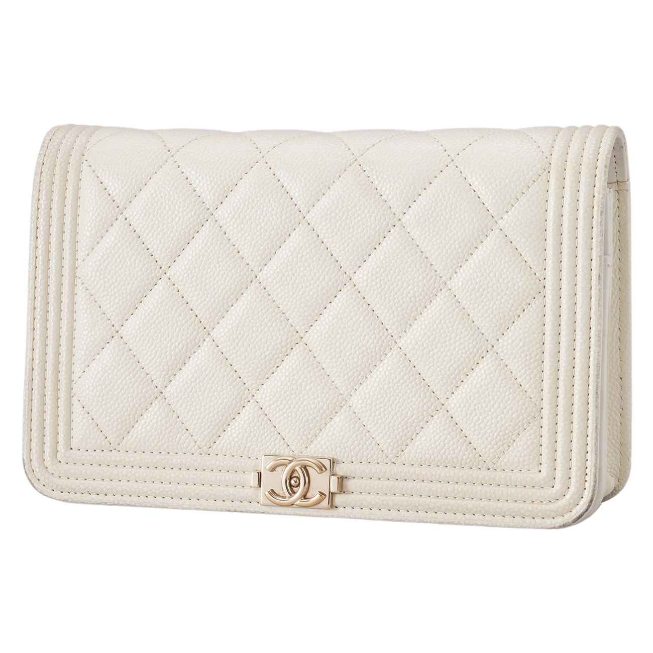 CHANEL(USED)샤넬 캐비어 보이샤넬 WOC