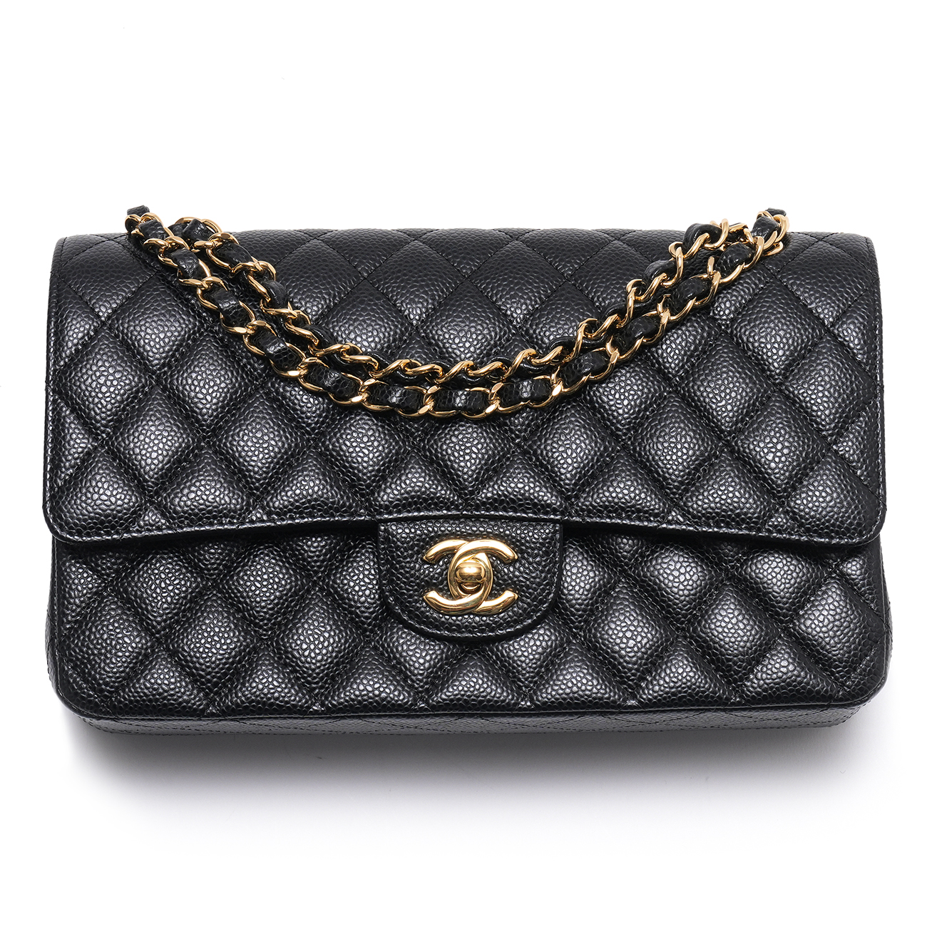 CHANEL(USED)샤넬 캐비어 클래식 미듐 플랩백
