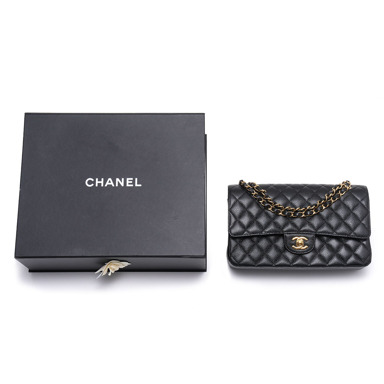 CHANEL(USED)샤넬 캐비어 클래식 미듐 플랩백