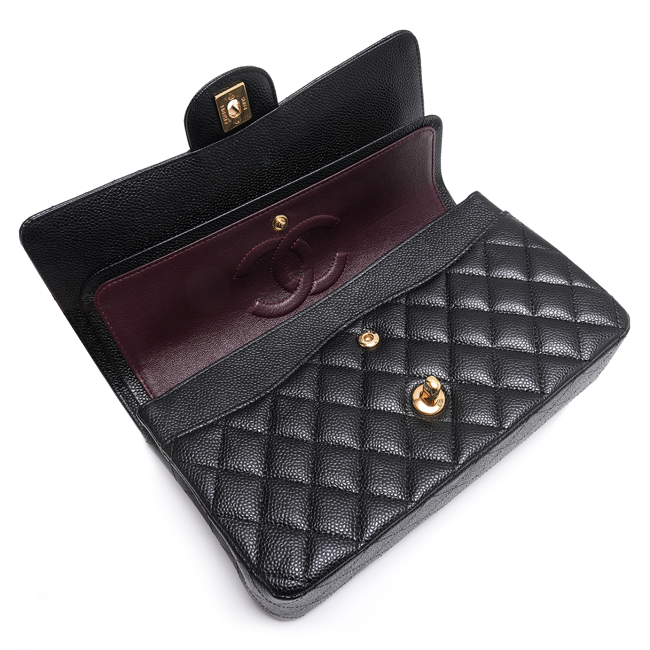CHANEL(USED)샤넬 캐비어 클래식 미듐 플랩백