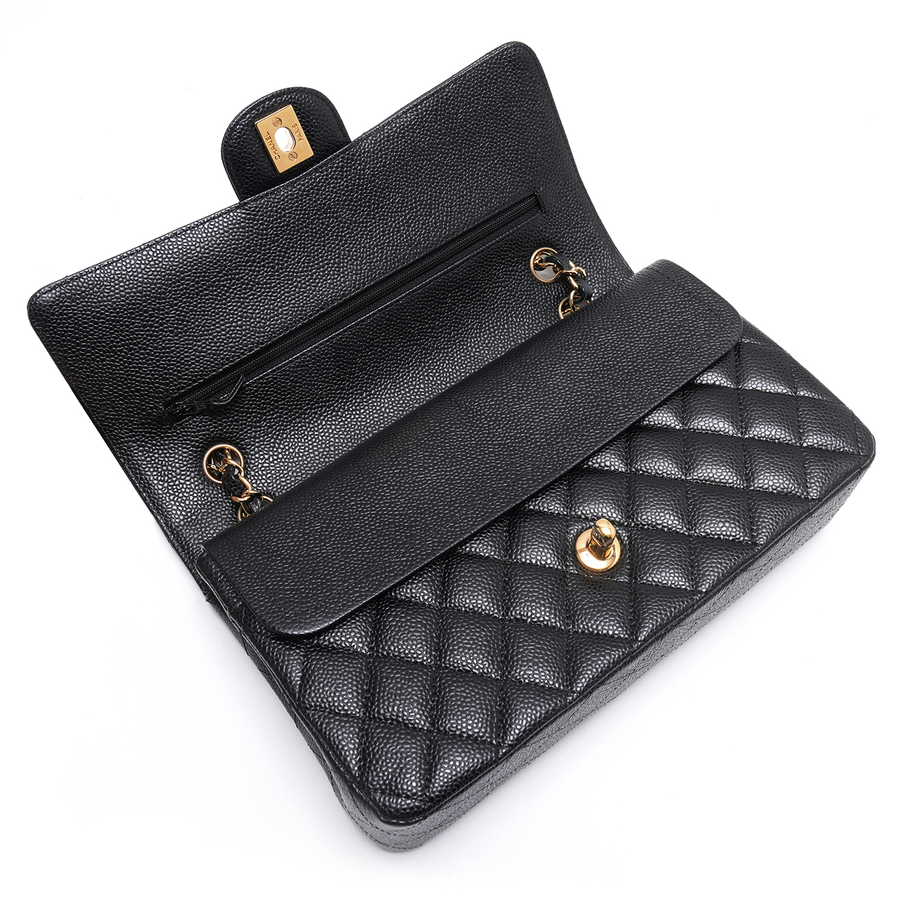 CHANEL(USED)샤넬 캐비어 클래식 미듐 플랩백