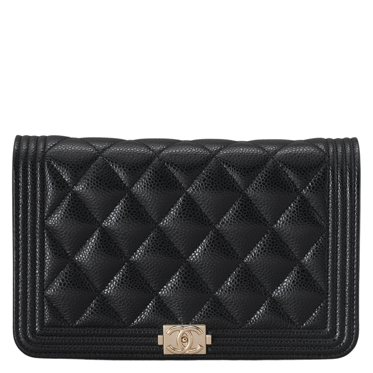 CHANEL(USED)샤넬 캐비어 보이샤넬 WOC