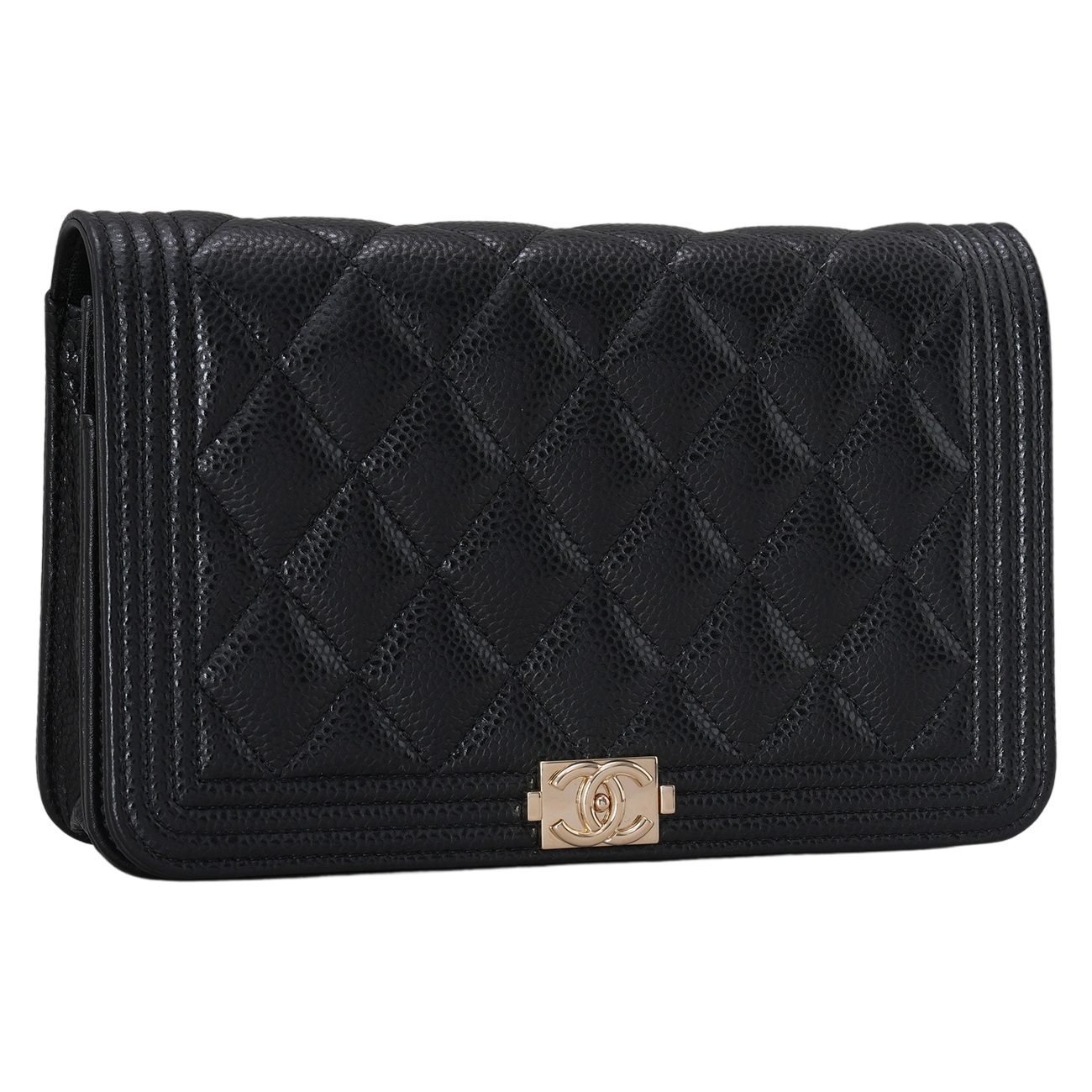 CHANEL(USED)샤넬 캐비어 보이샤넬 WOC