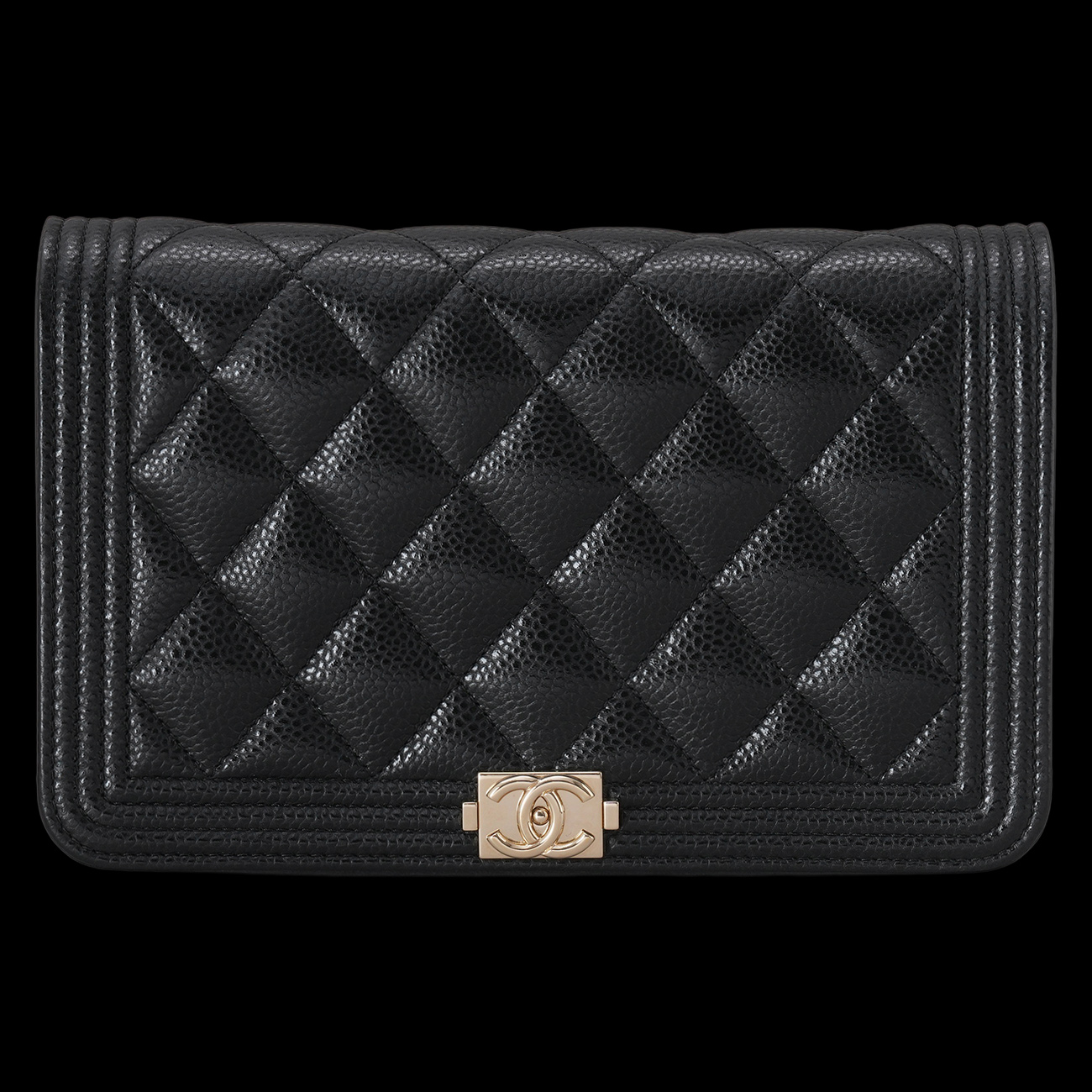 CHANEL(USED)샤넬 캐비어 보이샤넬 WOC
