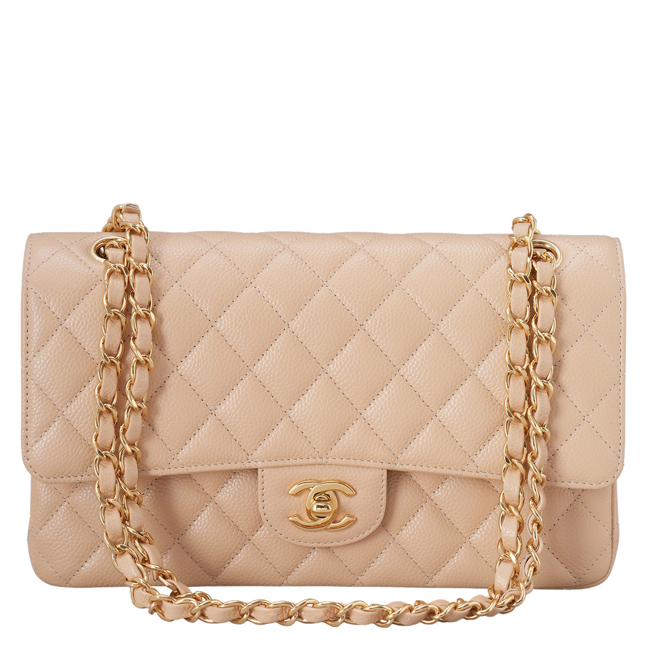 CHANEL(USED)샤넬 캐비어 클래식 미듐 플랩백