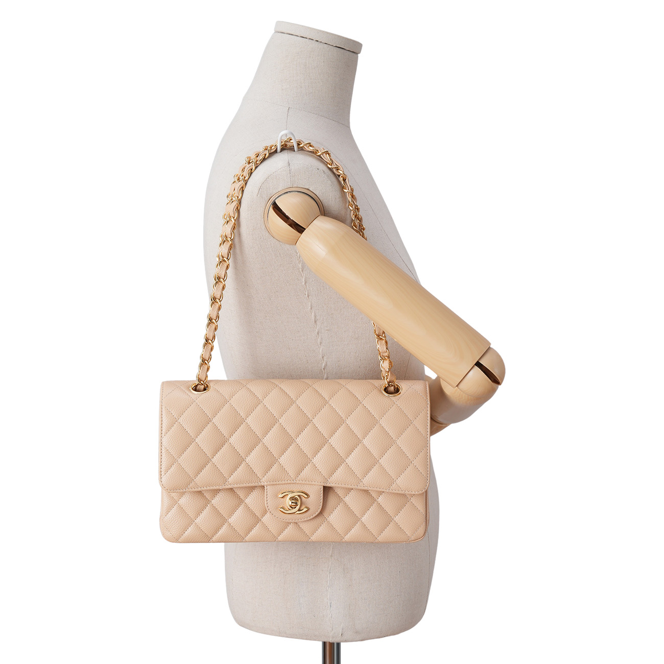 CHANEL(USED)샤넬 캐비어 클래식 미듐 플랩백