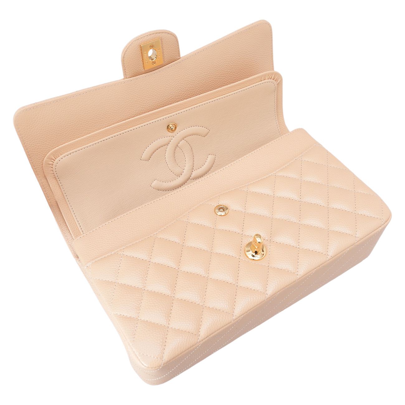CHANEL(USED)샤넬 캐비어 클래식 미듐 플랩백