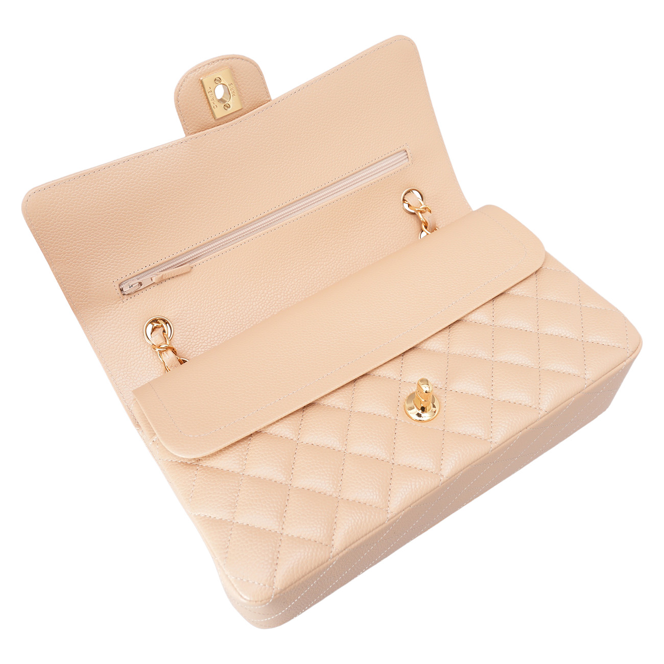 CHANEL(USED)샤넬 캐비어 클래식 미듐 플랩백