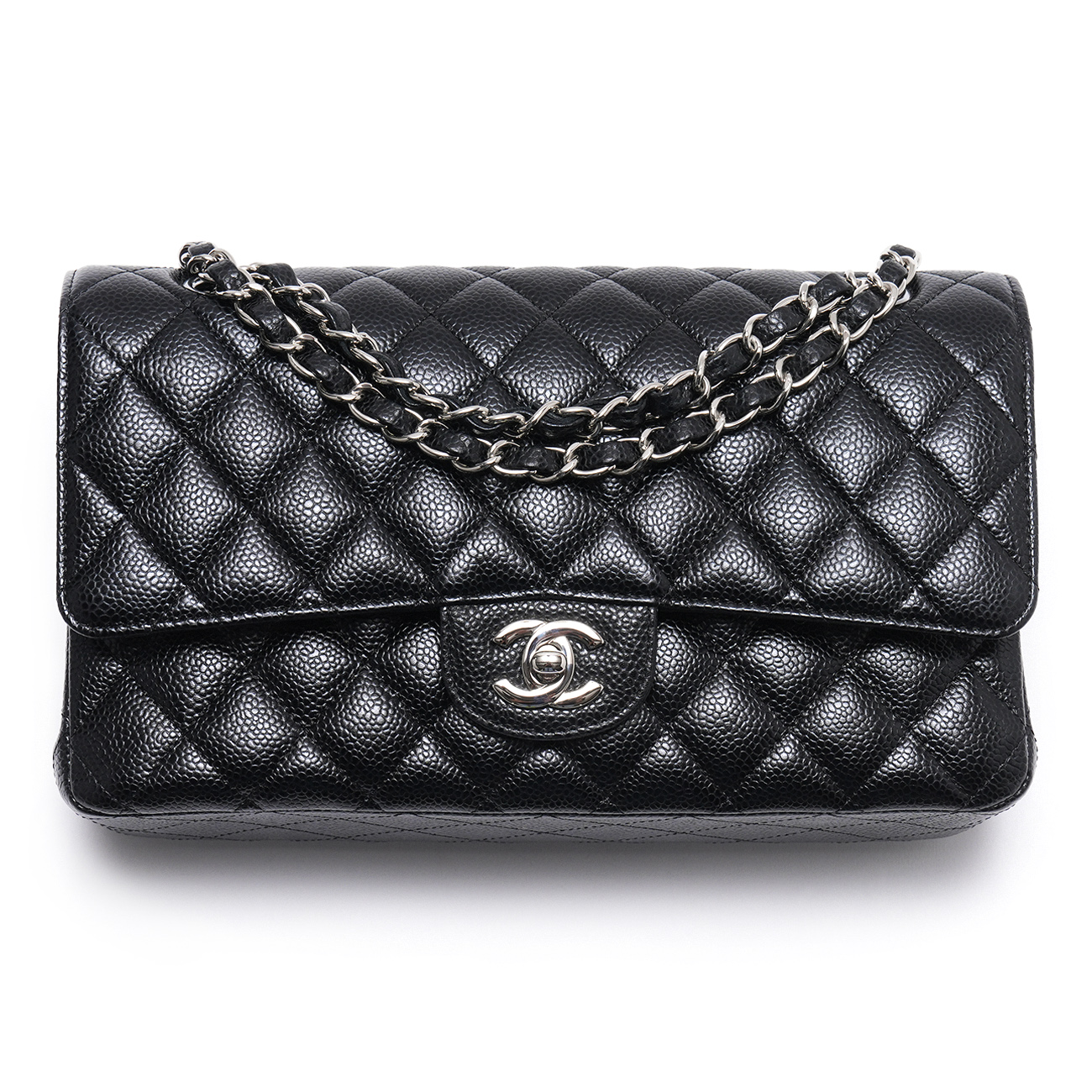 CHANEL(USED)샤넬 캐비어 클래식 미듐 플랩백