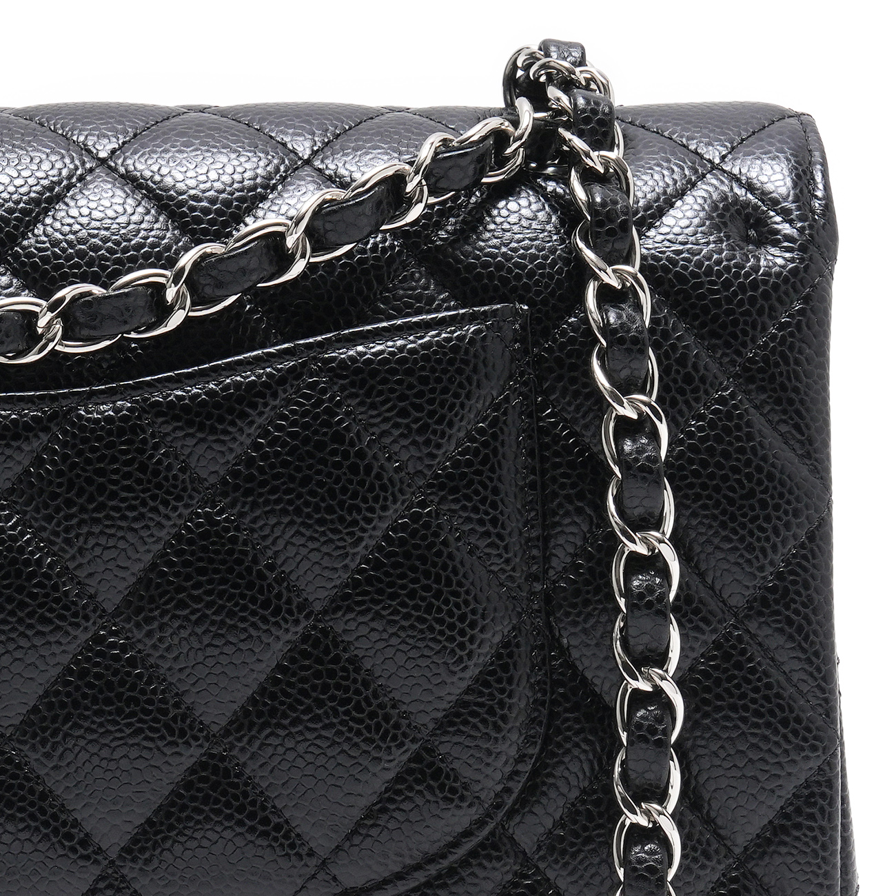 CHANEL(USED)샤넬 캐비어 클래식 미듐 플랩백