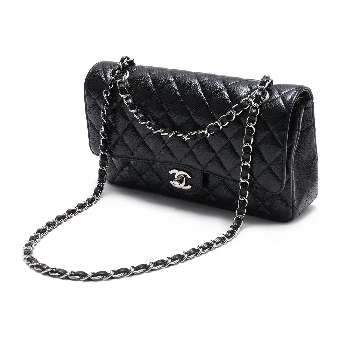 CHANEL(USED)샤넬 캐비어 클래식 미듐 플랩백