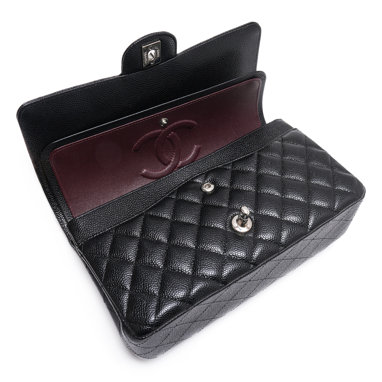 CHANEL(USED)샤넬 캐비어 클래식 미듐 플랩백