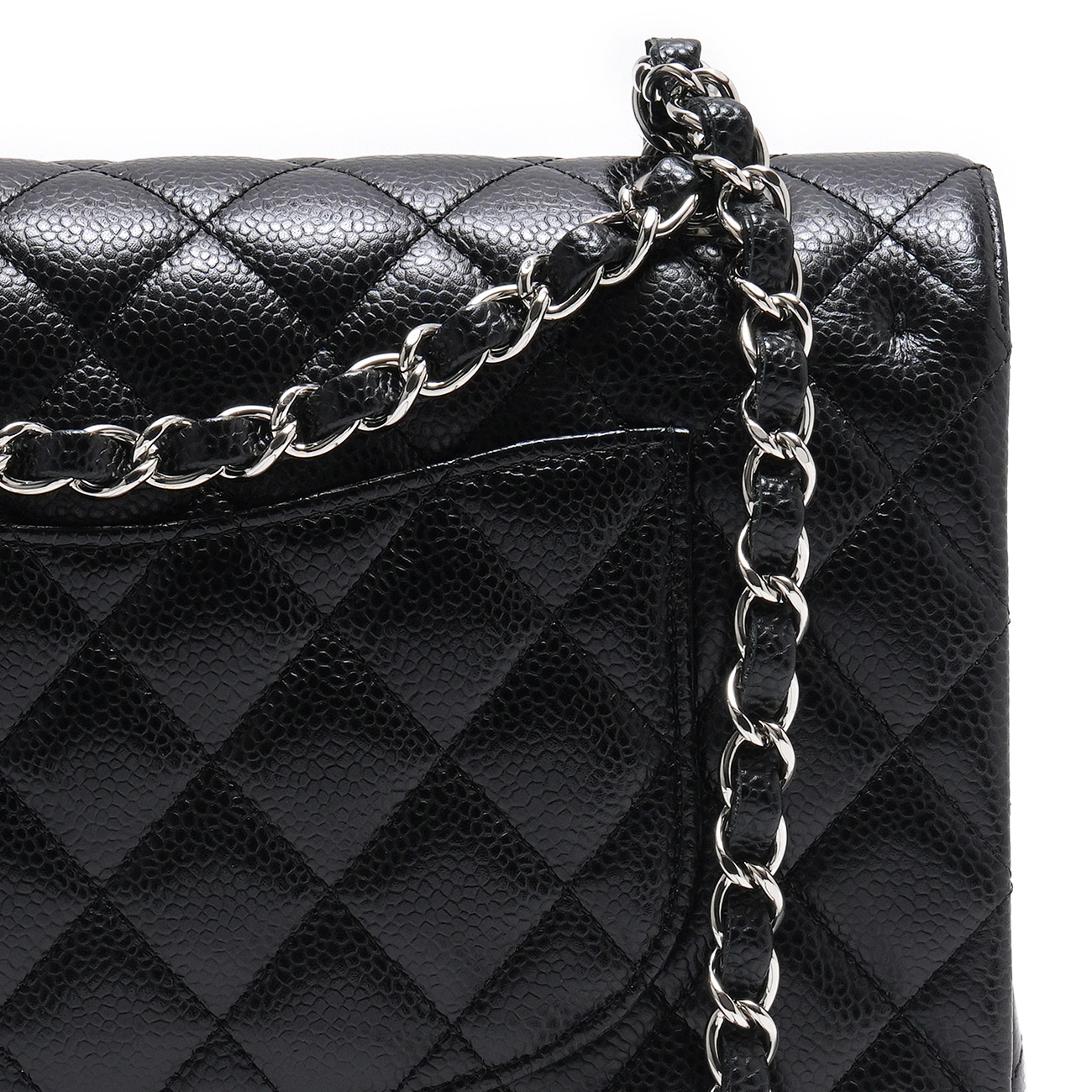 CHANEL(USED)샤넬 캐비어 클래식 미듐 플랩백