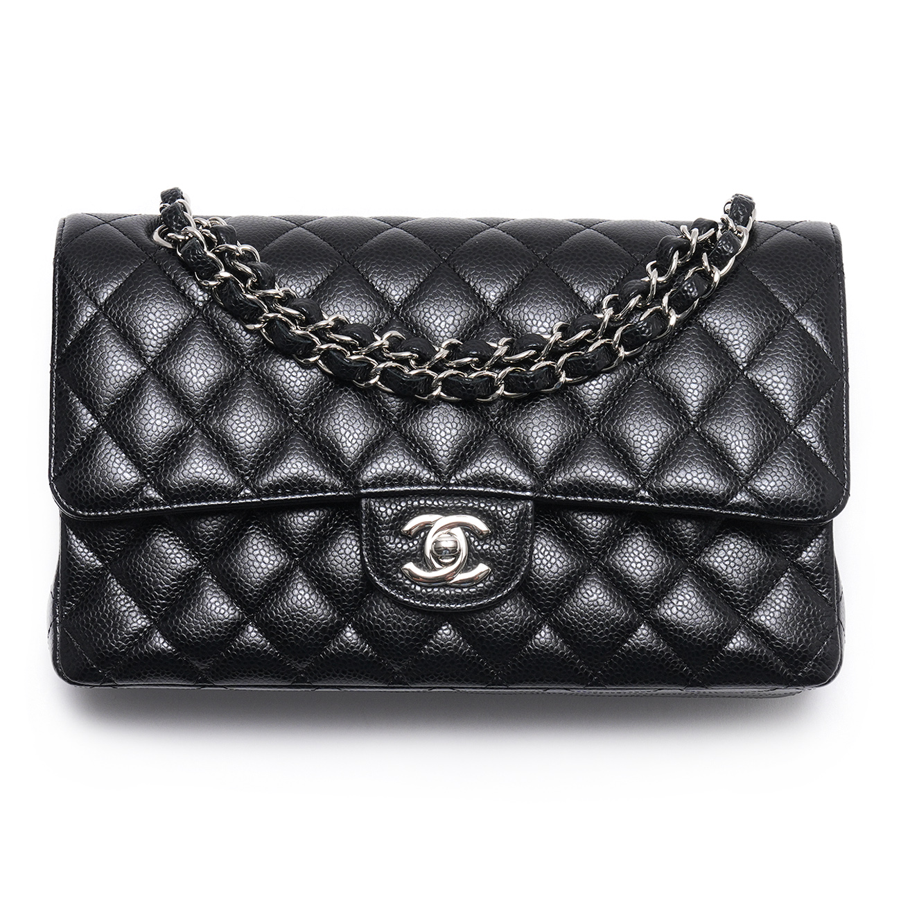 CHANEL(USED)샤넬 캐비어 클래식 미듐 플랩백