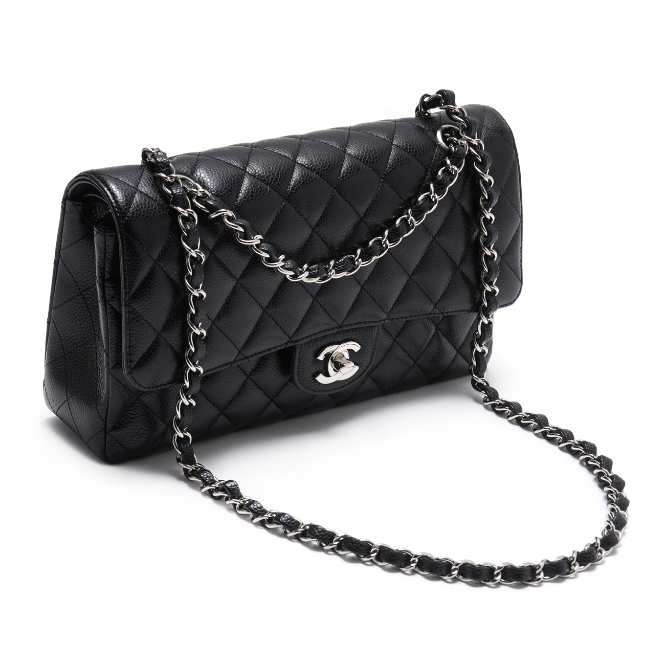 CHANEL(USED)샤넬 캐비어 클래식 미듐 플랩백