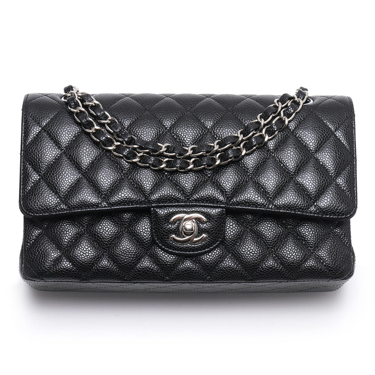 CHANEL(USED)샤넬 캐비어 클래식 미듐 플랩백