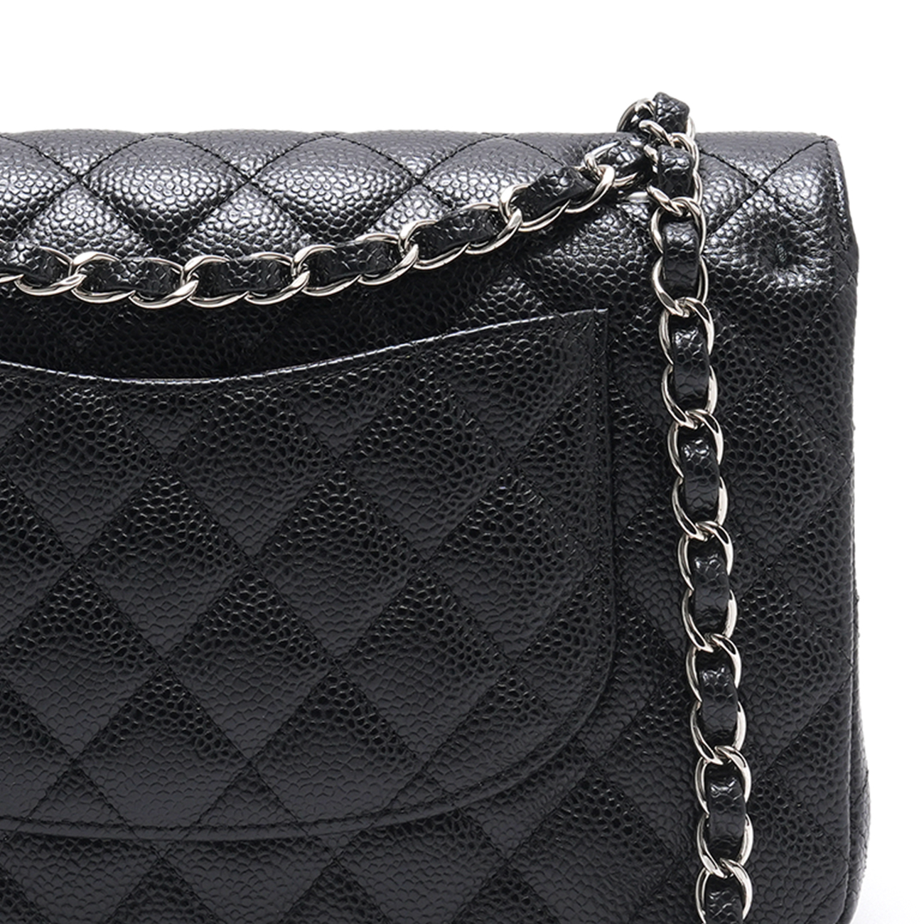 CHANEL(USED)샤넬 캐비어 클래식 미듐 플랩백