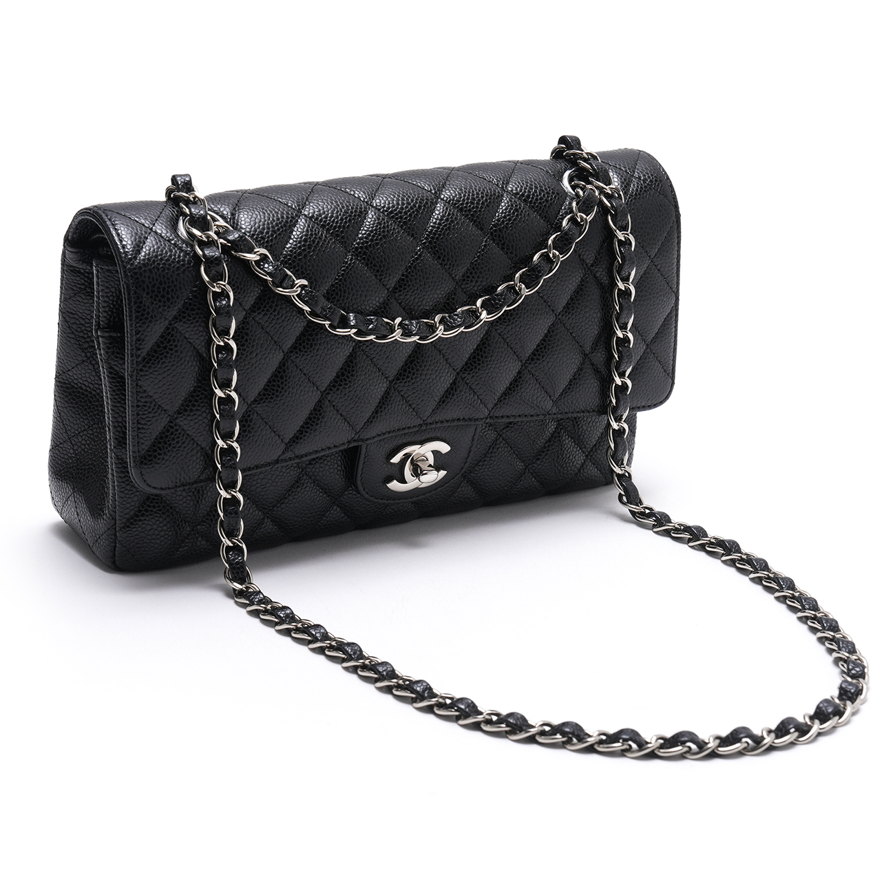 CHANEL(USED)샤넬 캐비어 클래식 미듐 플랩백