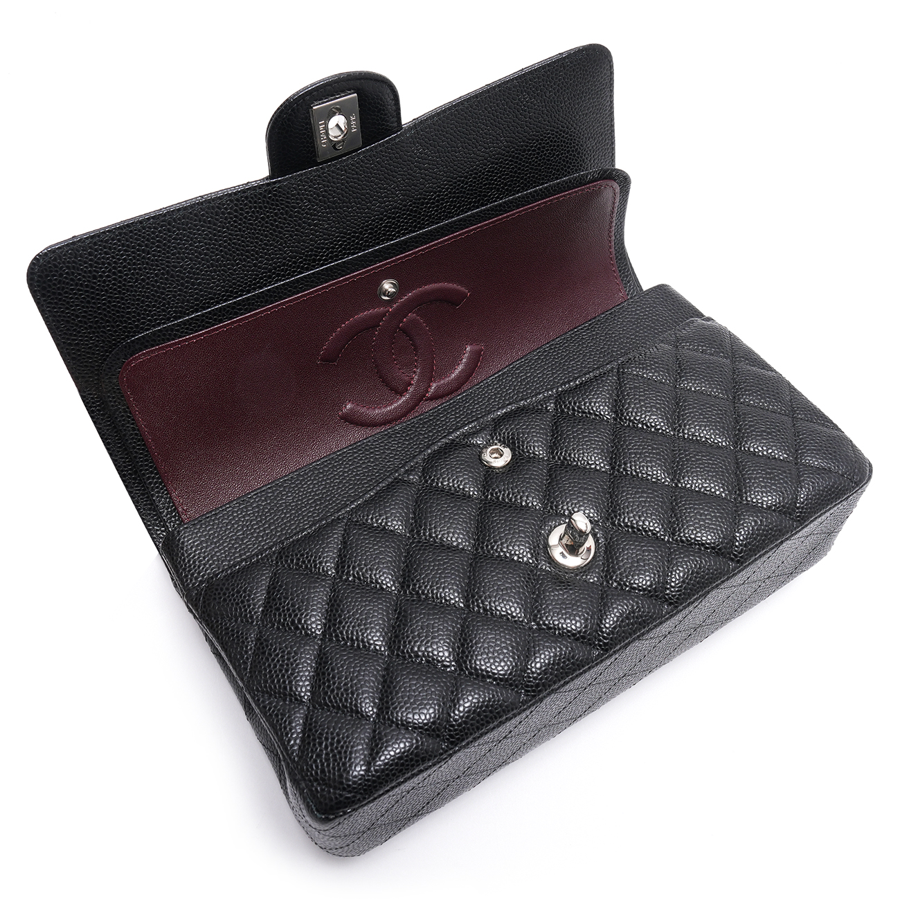 CHANEL(USED)샤넬 캐비어 클래식 미듐 플랩백