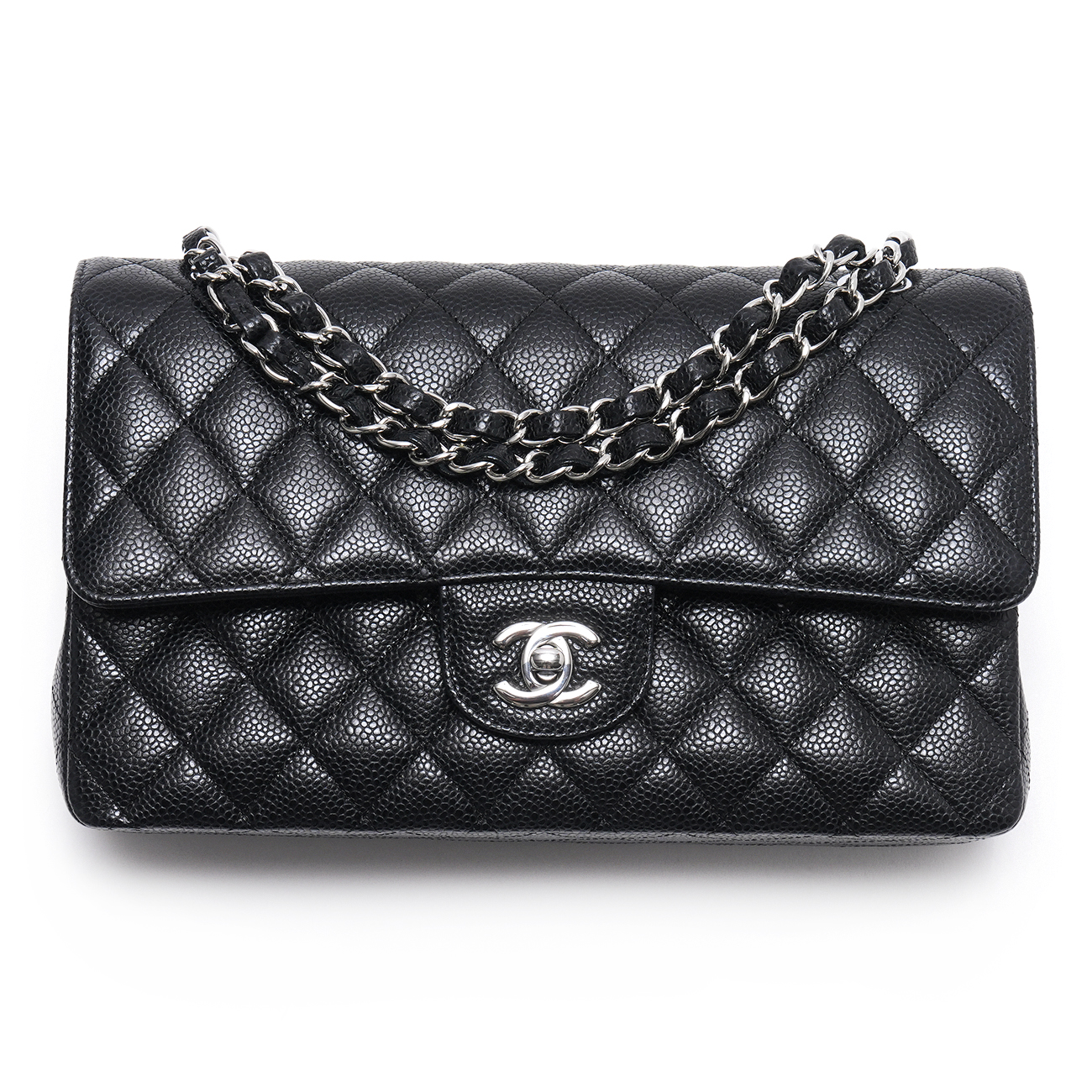 CHANEL(USED)샤넬 캐비어 클래식 미듐 플랩백