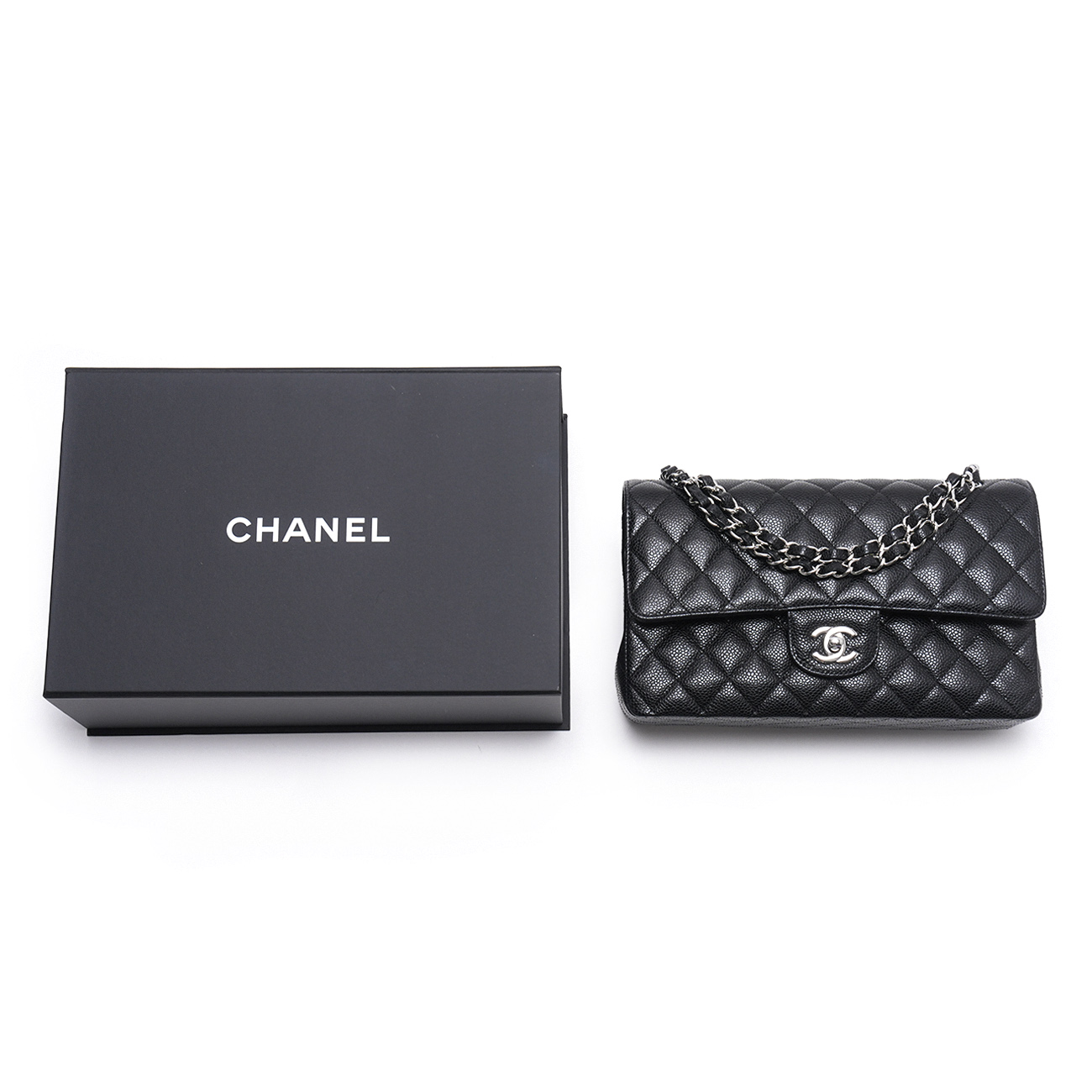 CHANEL(USED)샤넬 캐비어 클래식 미듐 플랩백