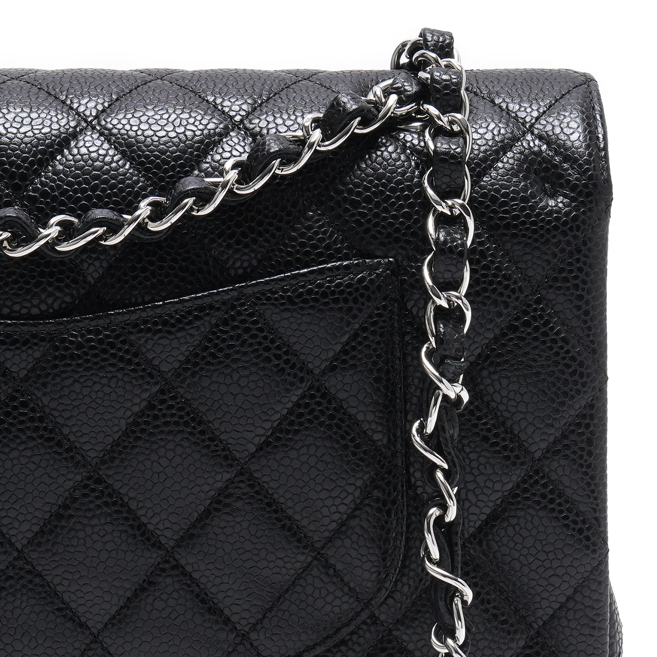 CHANEL(USED)샤넬 캐비어 클래식 미듐 플랩백