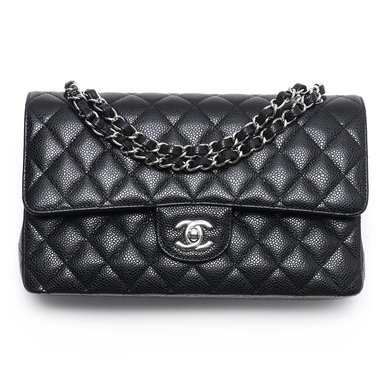 CHANEL(USED)샤넬 캐비어 클래식 미듐 플랩백