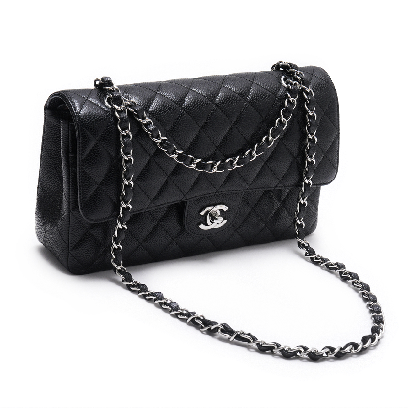 CHANEL(USED)샤넬 캐비어 클래식 미듐 플랩백