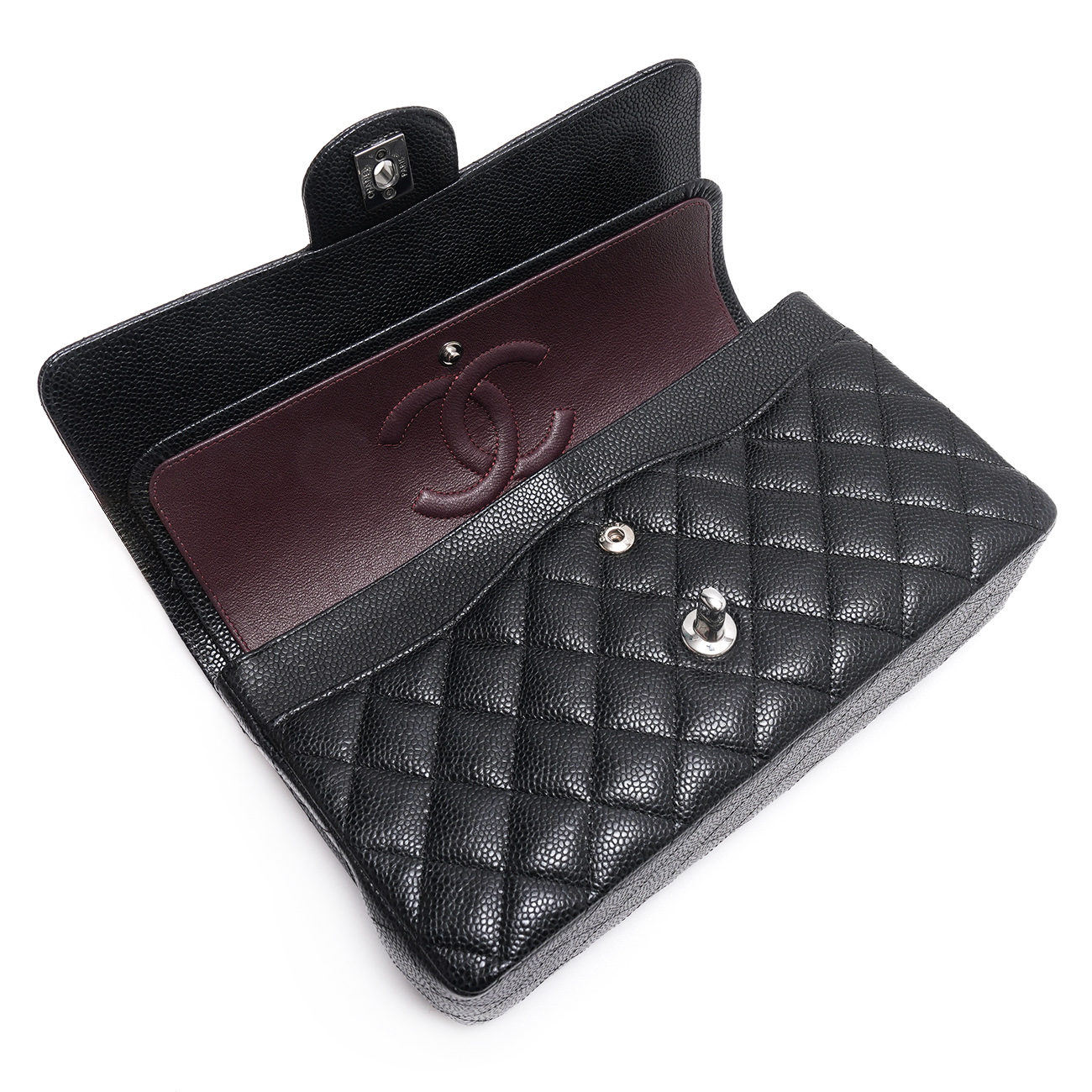 CHANEL(USED)샤넬 캐비어 클래식 미듐 플랩백