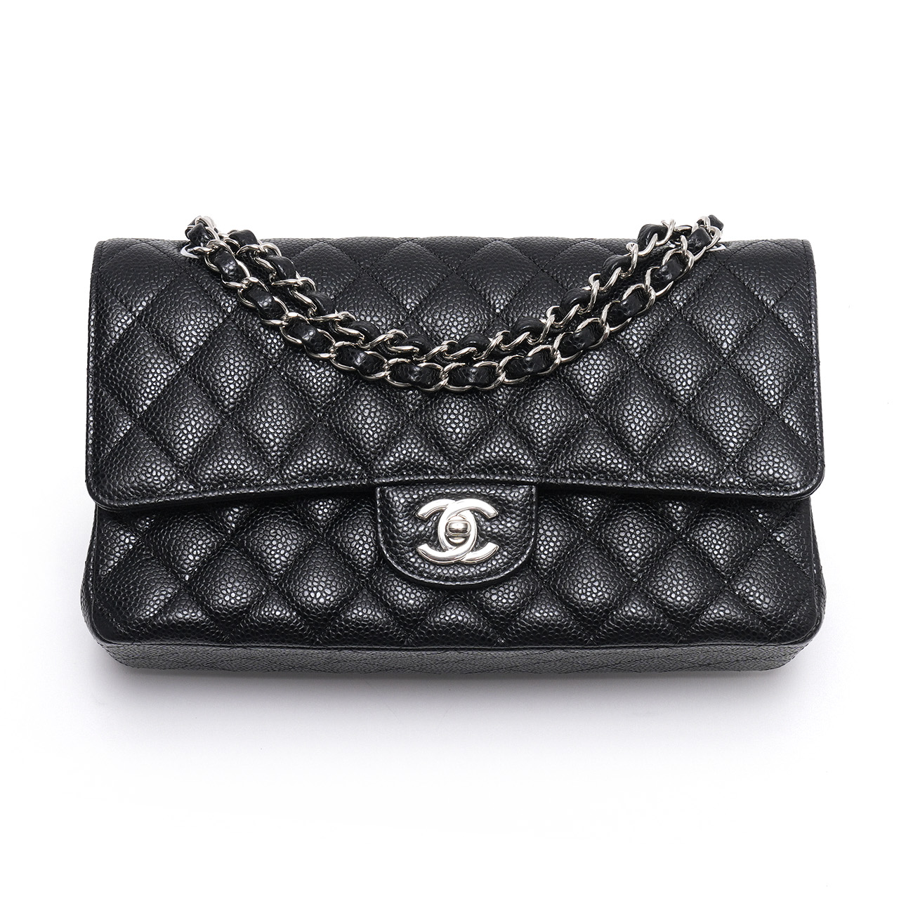 CHANEL(USED)샤넬 캐비어 클래식 미듐 플랩백