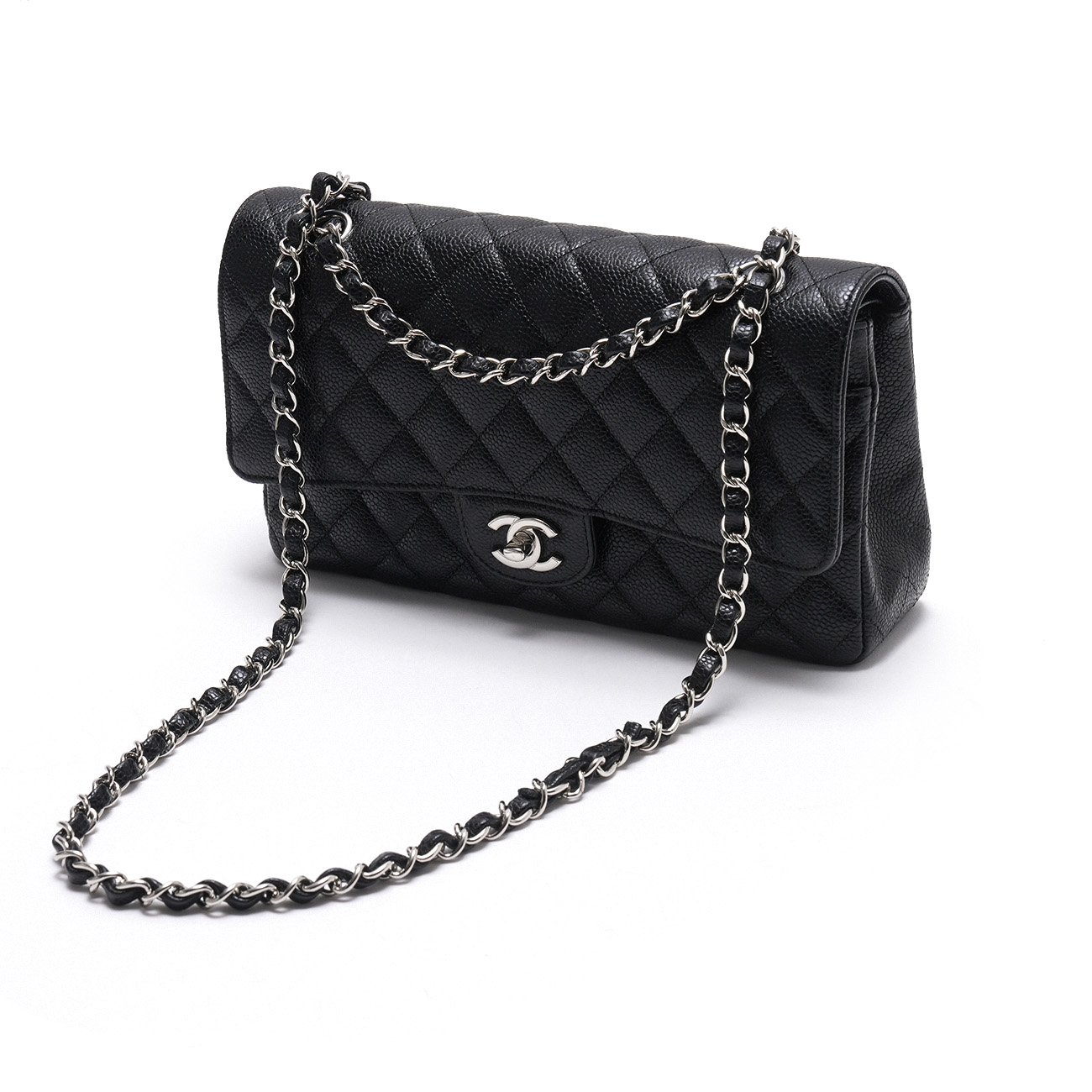 CHANEL(USED)샤넬 캐비어 클래식 미듐 플랩백