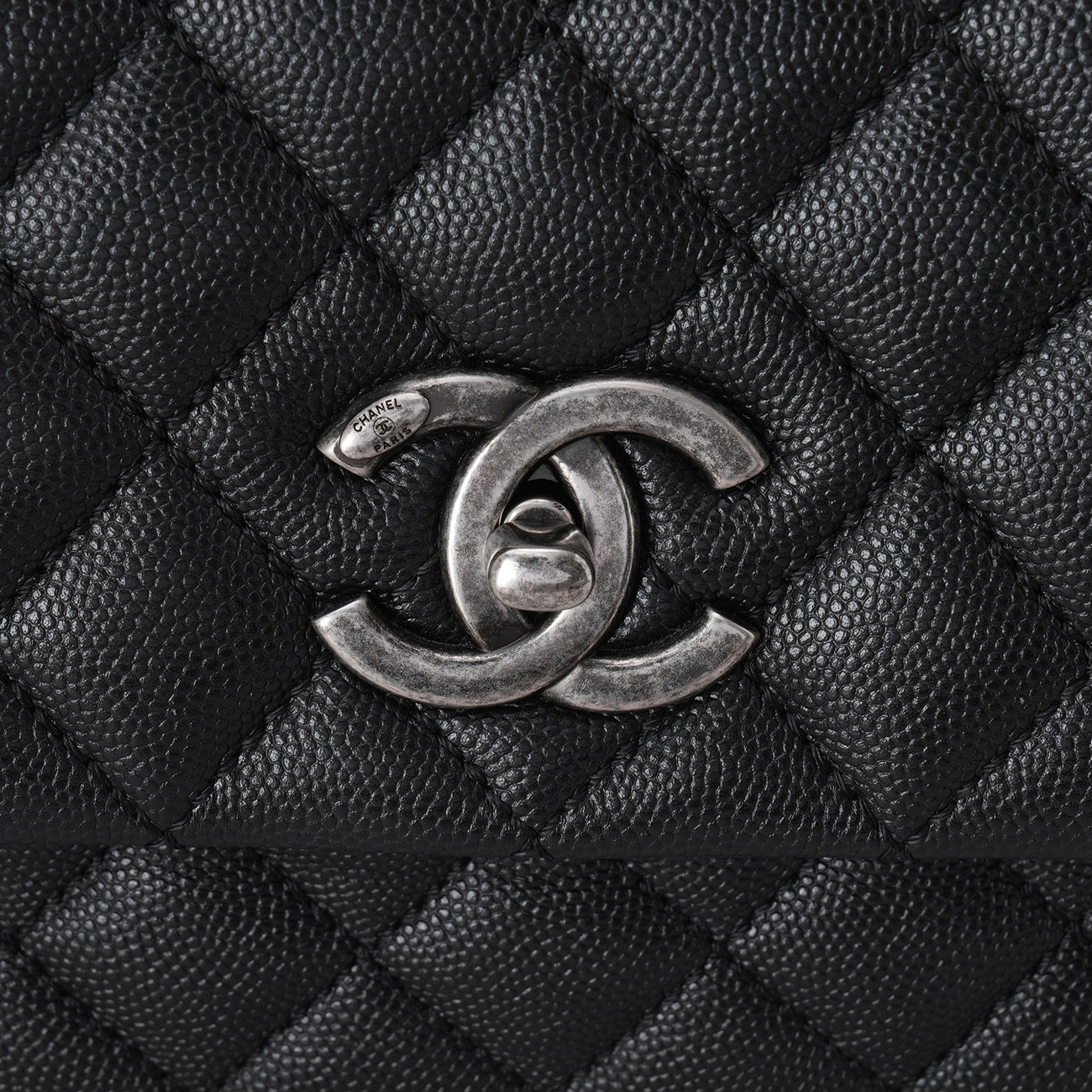 CHANEL(USED)샤넬 캐비어 코코핸들 라지