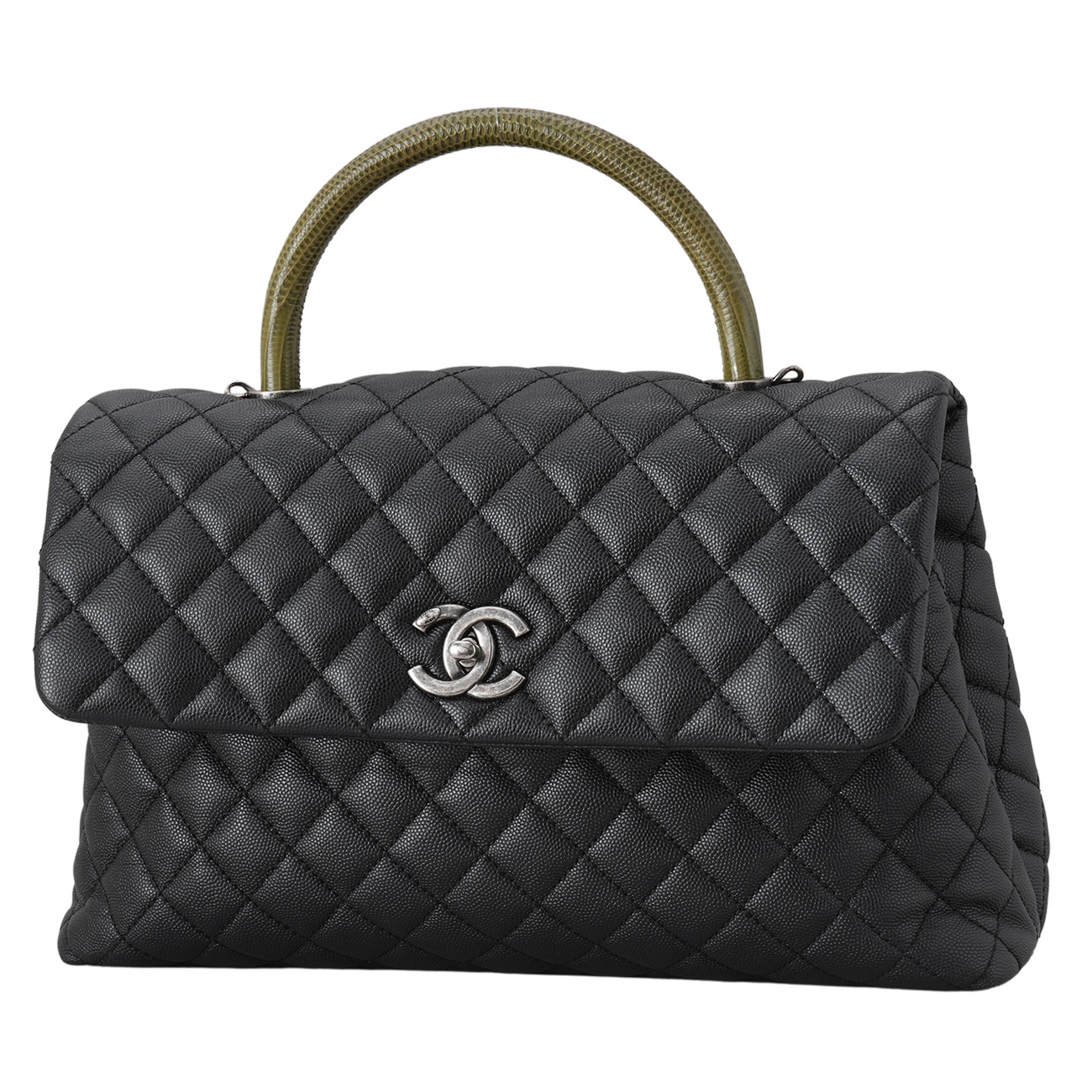CHANEL(USED)샤넬 캐비어 코코핸들 라지