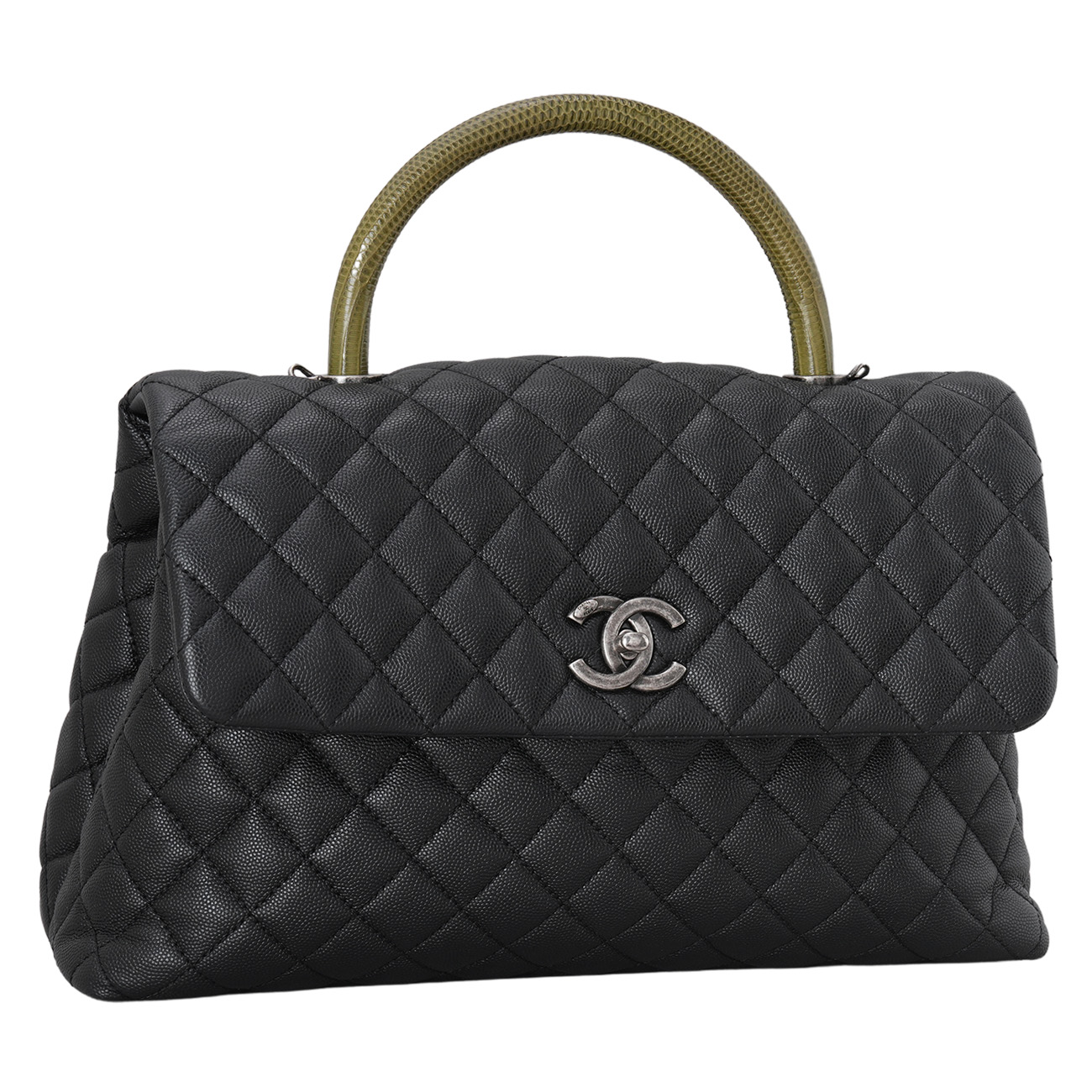 CHANEL(USED)샤넬 캐비어 코코핸들 라지