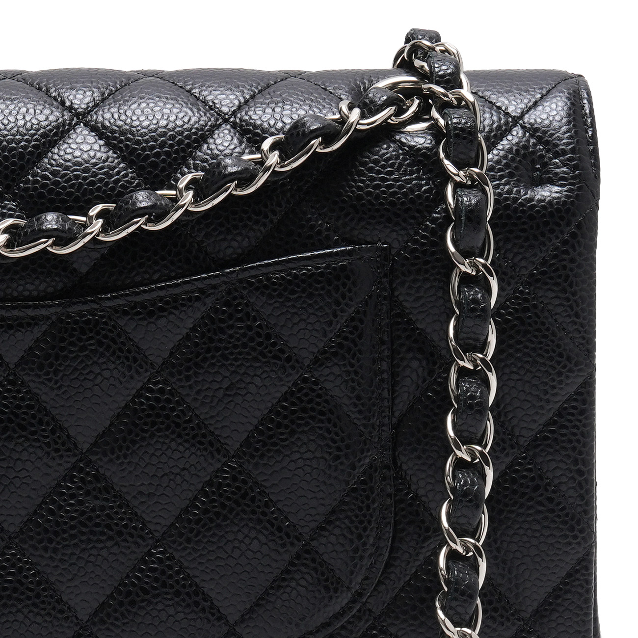 CHANEL(USED)샤넬 캐비어 클래식 미듐 플랩백