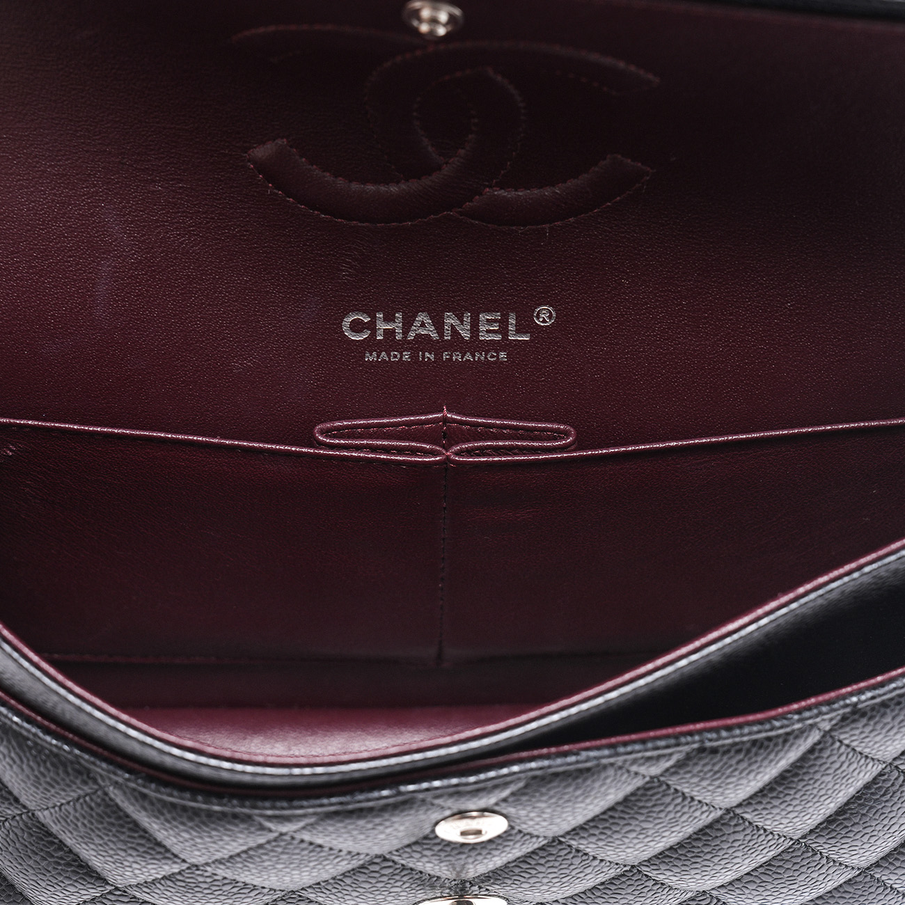 CHANEL(USED)샤넬 캐비어 클래식 미듐 플랩백
