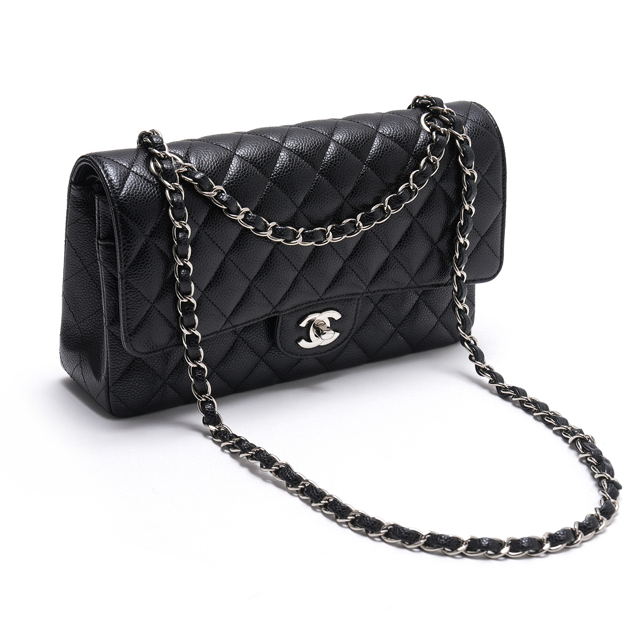CHANEL(USED)샤넬 캐비어 클래식 미듐 플랩백