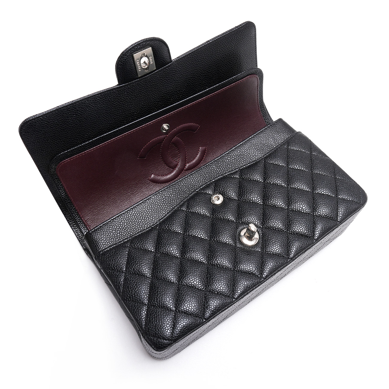 CHANEL(USED)샤넬 캐비어 클래식 미듐 플랩백