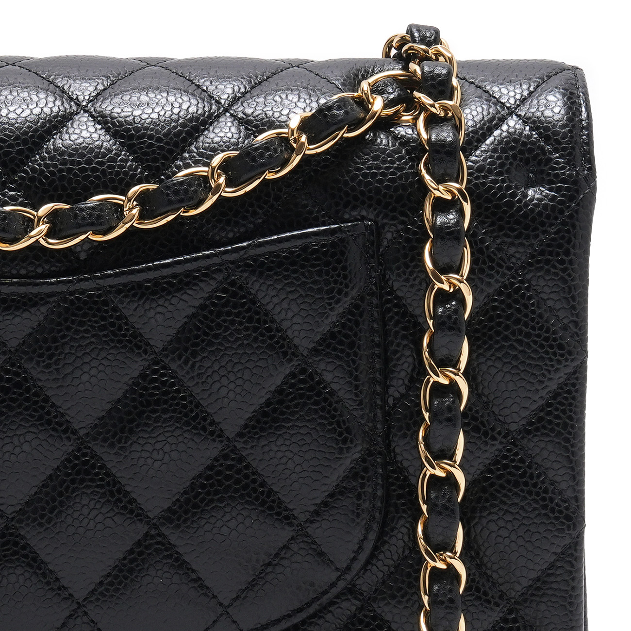 CHANEL(USED)샤넬 캐비어 클래식 미듐 플랩백
