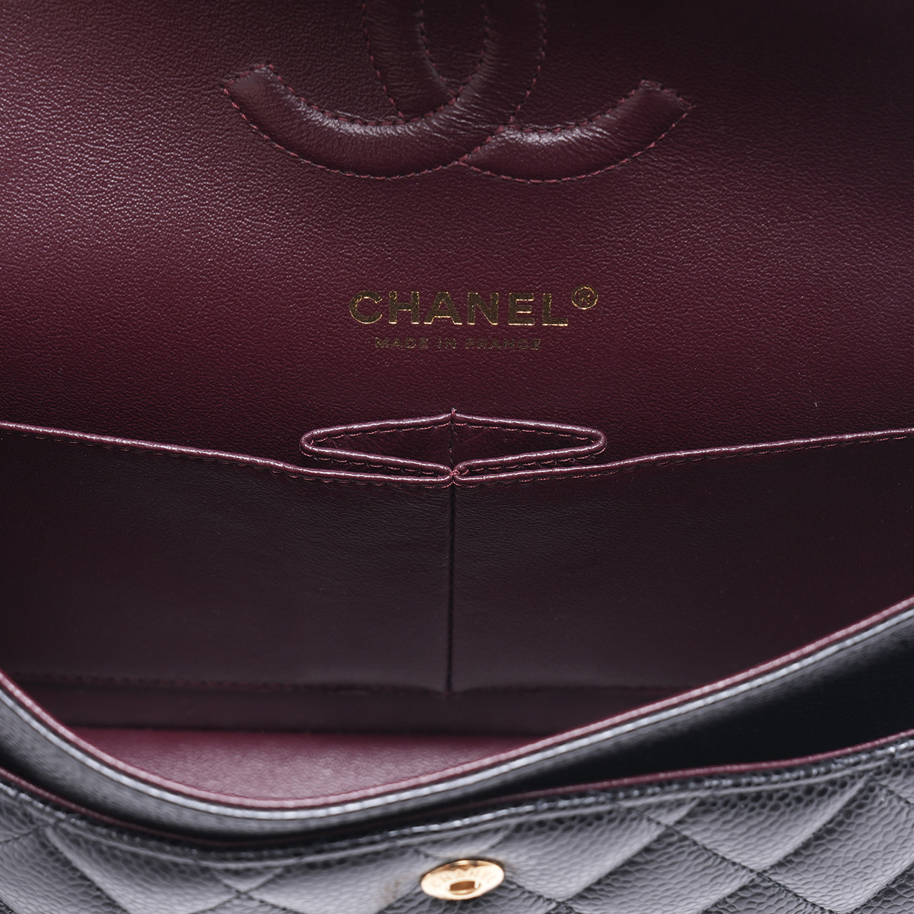 CHANEL(USED)샤넬 캐비어 클래식 미듐 플랩백