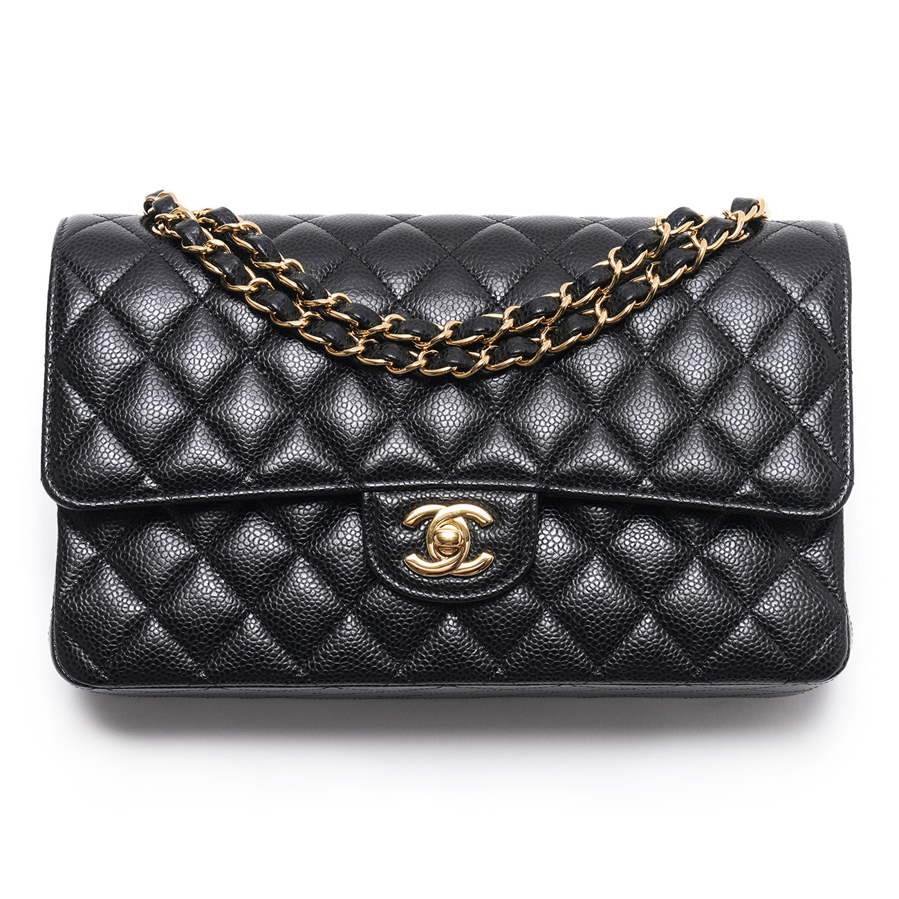 CHANEL(USED)샤넬 캐비어 클래식 미듐 플랩백