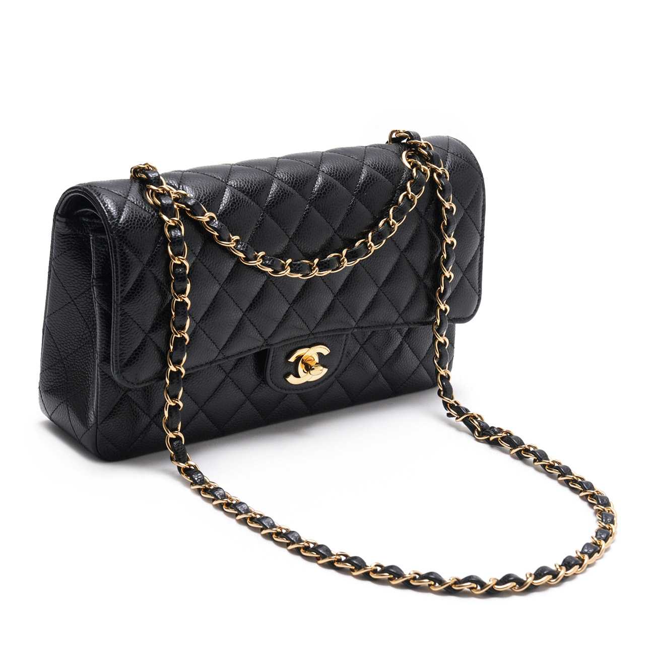 CHANEL(USED)샤넬 캐비어 클래식 미듐 플랩백