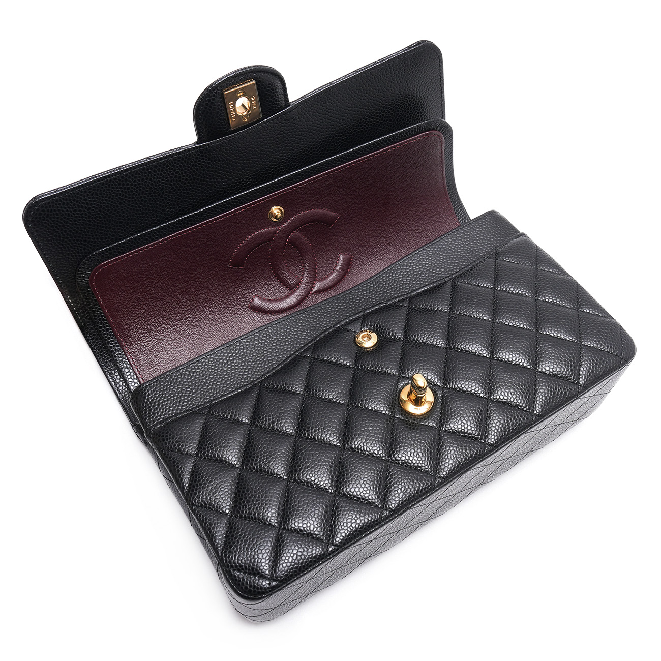 CHANEL(USED)샤넬 캐비어 클래식 미듐 플랩백