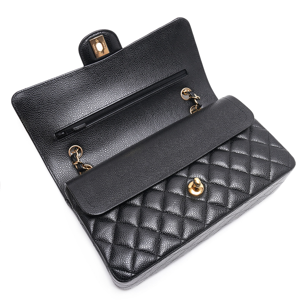 CHANEL(USED)샤넬 캐비어 클래식 미듐 플랩백