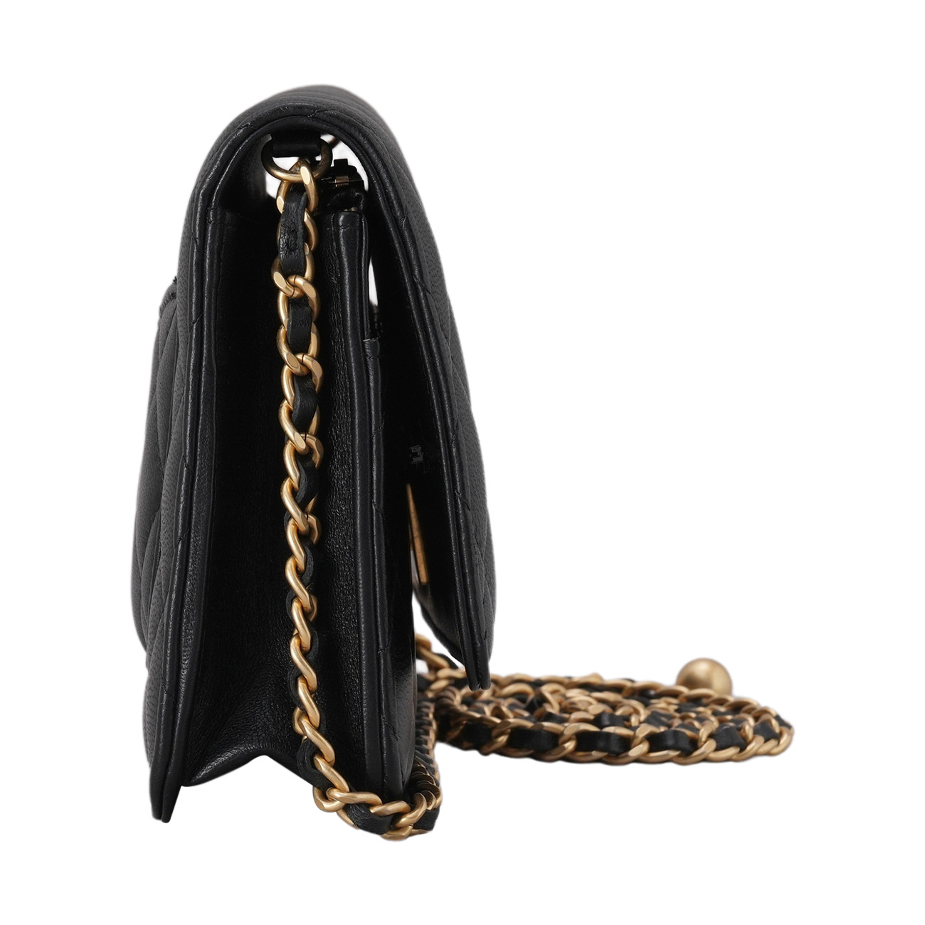 CHANEL(USED)샤넬 램스킨 골든볼 WOC