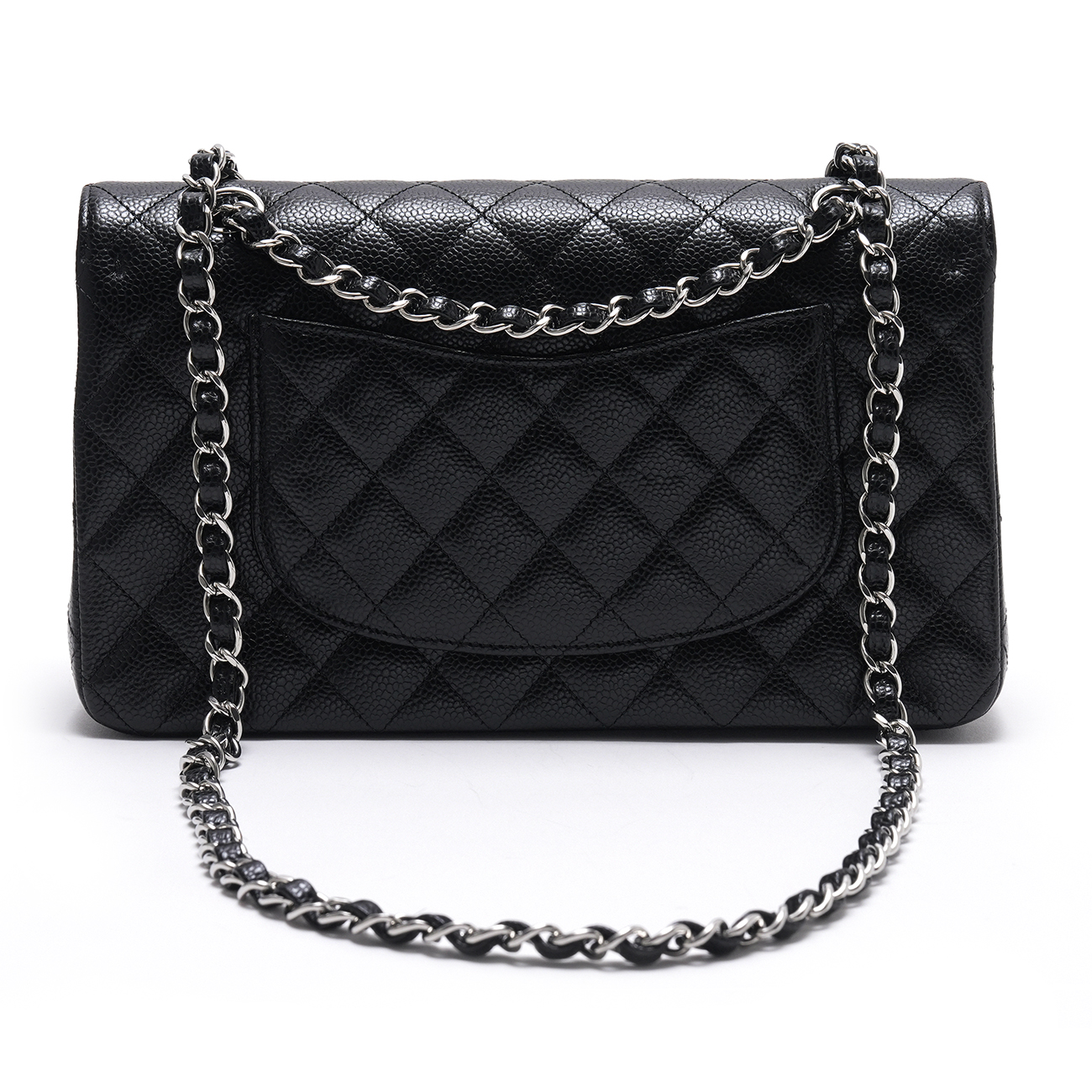 CHANEL(USED)샤넬 A01112 캐비어 클래식 미듐 플랩백