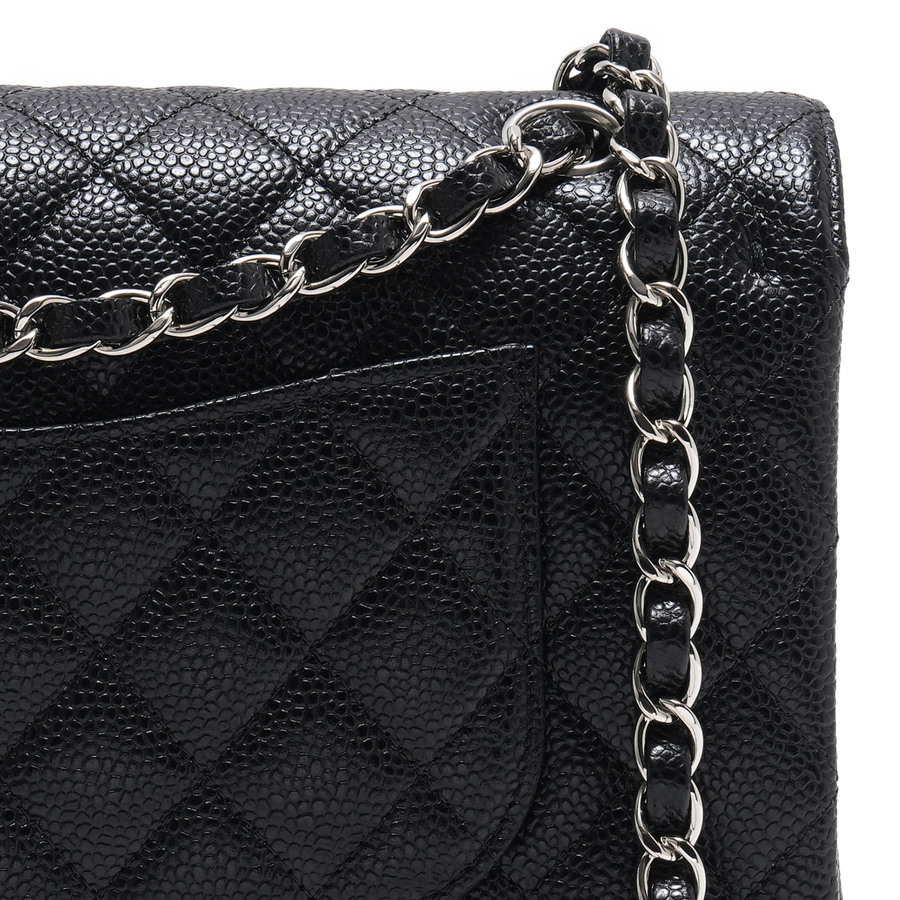 CHANEL(USED)샤넬 캐비어 클래식 미듐 플랩백