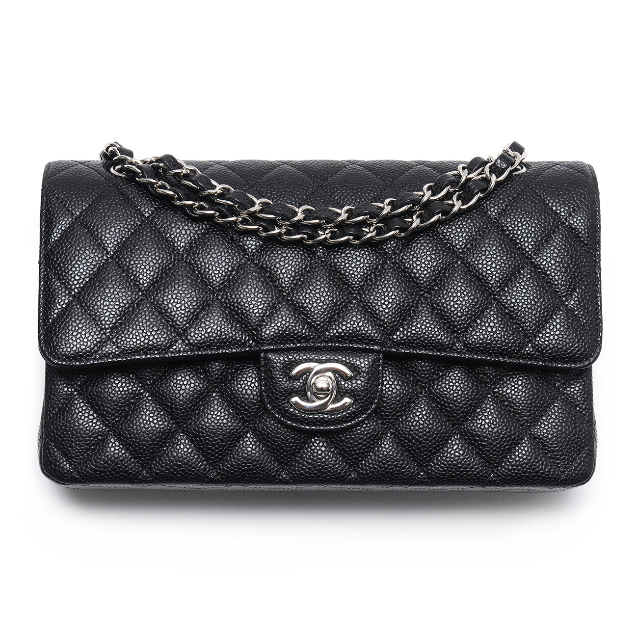 CHANEL(USED)샤넬 캐비어 클래식 미듐 플랩백